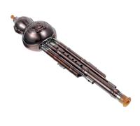 Flauta de cucurbitáceas portátil Hulusi de tres tonos, flauta de calabaza china, calabaza tradicional Musical para principiantes, instrumento de calabaza