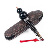 Flauta de cucurbitáceas profesional china Hulusi de 3 tonos con caja flauta de calabaza tradiciones chinas instrumento Musical de calabaza