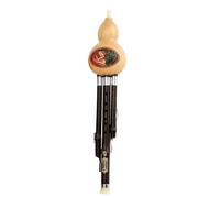 Flauta de cucurbitáceas profesional Hulusi china, flauta de calabaza con llave C, instrumento de calabaza nacional tradicional, regalos para amantes de la música