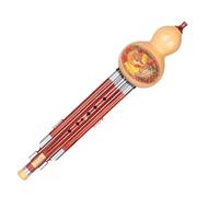 Flauta de cucurbitáceas profesional Hulusi de sándalo rojo instrumento Musical en C abajo B flauta de calabaza de buena calidad de sonido