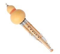 Flauta de cucurbitáceas profesional Hulusi hecha a mano, llave C, flauta de calabaza, tradiciones chinas, Musical de calabaza para principiantes
