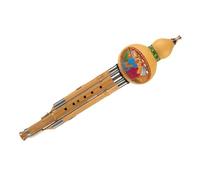 Flauta De Cucurbitáceas Tradicional China Hecha A Mano, Llave C, Instrumento De Viento Hulusi, Flauta De Calabaza Étnica Hulusi Profesional