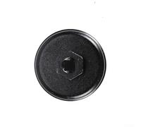 Flauta de extracción cuadrada de aluminio de 27 mm con tapa compatible con dispositivo de filtro de aleación 3/8 con negro anodizado de 64 mm 14 y llave de filtro de aceite