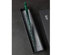Flauta de laca floral verde, flauta horizontal de bambú chino hecha a mano, obra de arte del patrimonio cultural inmaterial para principiantes y rendimiento profesional