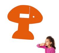 Flauta de Nariz,Flauta de Nariz para Niños,Flauta de Ejercicio de Nariz,Flauta Nasal,Flauta de Nariz para Practicar,Flauta Nasal de Entrenamiento,Entrenamiento de Lengua,Control de Garganta (Naranja)