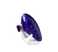 Flauta De Ocarina De 12 Agujeros, Tono Alto, Llave C, Ocarina De Cerámica, Instrumento Musical Profesional, Ocarina Ahumada