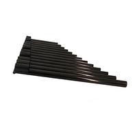 Flauta de Pan 13 Tubos Black Panflute ABS Plastic Panpipes C Key Chinese Panflute Instrumentos Musicales Para Estudiantes (Color : Left)
