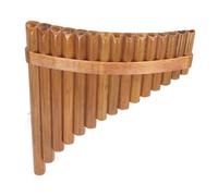 Flauta de Pan, 15 Tubos Flauta de Pan con Llave G de bamb para Viento de Madera para Prctica Musical (mano derecha