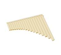 Flauta De Pan 16 Tubos 18 Tubos Principiantes Tocan Instrumentos Profesionales Estudiantes De Primaria Estudiantes Principiantes Flauta De Pan Especial (Color : 18 tubes of beige)