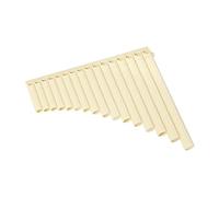 Flauta De Pan 16 Tubos 18 Tubos Principiantes Tocan Instrumentos Profesionales Estudiantes De Primaria Estudiantes Principiantes Flauta De Pan Especial (Color : 16 tubes of beige)