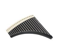 Flauta De Pan 18 Tubos C-tune Principiante Instrumento Musical De Nivel De Rendimiento Profesional Primaria Para Estudiantes De Escuela Principiantes (Color : Beige bk)