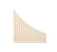 Flauta De Pan Boquilla Extraíble De Resina ABS De 16 Tonos Para Principiantes Para Tocar Instrumentos Musicales Flauta De Pan Flauta De Pan De 18 Agujeros (Color : 18 tubes)