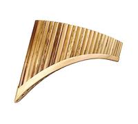 Flauta de Pan C Clave Panpipe Hecho A Mano Bambú Hecho 25 Tubos Pan Flauta Instrumento De Viento De Madera (Color : Right)