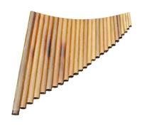 Flauta De Pan CG Key Panpipe 25 Pipe Pan Flauta Hecha A Mano Tradicional Principiante Rendimiento Profesional(G Key-Left Bass)