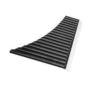 Flauta De Pan De 18 Pipas Con Llave C, Pipas De Pan Con Boquilla, Instrumento De Viento Para Estudiantes Principiantes, Bolsa De Transporte, Material ABS (Color : Bk)