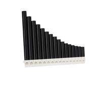 Flauta De Pan De Instrumento 16pipe Principiantes C Major Instrumento Fácil De Aprender Panpipe Curvado Beige Y Negro