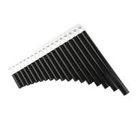 Flauta de pan de Instrumento Excelente Pronunciación 18 Tubos Flauta De Pan Flauta De Pan Con Llave C De Resina Fácil Aprendizaje Para Regalo De Instrumento Musical (Color : Black White)
