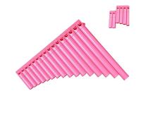 Flauta De Pan De Instrumento Flauta De Pan De 16 Tubos Para Principiantes Do Mayor Fácil De Aprender Con Accesorios(Pink)