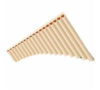 Flauta De Pan Flauta De Pan Doble 16 Tubos Y 18 Resina Enseñanza Temperamento Igual Doce Tonos(18-tube off-white)