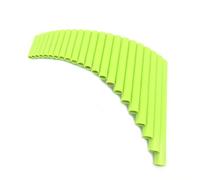 flauta de pan Instrumento 22 Tubos De Plástico ABS, Flautas De Pan Con Llave G, Instrumentos Musicales Populares Hechos A Mano, Flauta De Pan, Flautas De Pan De Mano Derecha/izquierda (Color : Green