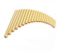 flauta de pan Instrumento 22 Tubos De Plástico ABS, Flautas De Pan Con Llave G, Instrumentos Musicales Populares Hechos A Mano, Flauta De Pan, Flautas De Pan De Mano Derecha/izquierda (Color : Golden