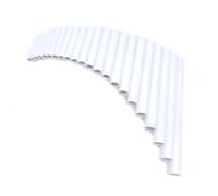 flauta de pan Instrumento 22 Tubos De Plástico ABS, Flautas De Pan Con Llave G, Instrumentos Musicales Populares Hechos A Mano, Flauta De Pan, Flautas De Pan De Mano Derecha/izquierda (Color : White