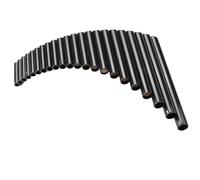 flauta de pan Instrumento 22 Tubos De Plástico ABS, Flautas De Pan Con Llave G, Instrumentos Musicales Populares Hechos A Mano, Flauta De Pan, Flautas De Pan De Mano Derecha/izquierda (Color : Black