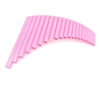 flauta de pan Instrumento 22 Tubos De Plástico ABS, Flautas De Pan Con Llave G, Instrumentos Musicales Populares Hechos A Mano, Flauta De Pan, Flautas De Pan De Mano Derecha/izquierda (Color : Pink R