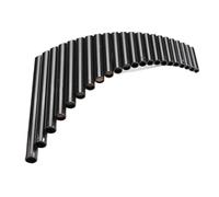 flauta de pan Instrumento 22 Tubos De Plástico ABS, Flautas De Pan Con Llave G, Instrumentos Musicales Populares Hechos A Mano, Flauta De Pan, Flautas De Pan De Mano Derecha/izquierda (Color : Black