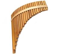 flauta de pan Instrumento Flauta De Pan Profesional 22 Tubos Instrumentos Musicales Hechos A Mano Flauta De Pan De Viento De Madera (Color : 22C Right hand)