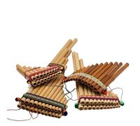 Flauta De Pan Instrumentos Musicales Folclóricos Para Adultos De 23 Notas 19 13 Una Sola Y Dos Filas Grado(Grade 1 single-row 22-pipe C major)