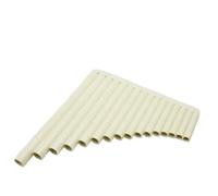 Flauta De Pan Las Flautas De Pan Resina Son Fáciles Aprender Y Aptas Para Principiantes Cuentan Con 18 Pipas Colores Vibrantes(Porcelain white 18-tube)