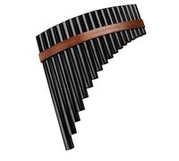 Flauta De Pan Marrón De 18 Tubos F Key Pan Pipes Instrumento De Viento De Madera Tradicional Flauta De Pan De Bambú Principiantes Flauta de Pan (Color : Right)