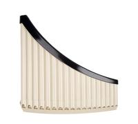 Flauta De Pan Mini 1 pieza Flauta de Pan 16/18 pipas Panpipes tono AC sintonizable Base Abs Panflute profesional Pipe instrumento Musical(18 Hole-Beige)