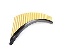flauta de pan Panflute 22 Tubos Material Plástico ABS G Key Panpipes Instrumentos Musicales Pan Xiao Flauta Con Bolsa (Color : Golden Right Hand)