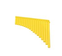 Flauta De Pan Para Principiantes Flauta De Pan En C De 16 Y 18 Tubos Fácil De Aprender Para Principiantes Instrumento Especial Que Se Puede Desmontar(18 yellow)
