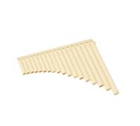 Flauta De Pan Para Principiantes Flauta De Pan En C De 16 Y 18 Tubos Fácil De Aprender Para Principiantes Instrumento Especial Que Se Puede Desmontar(18 beige)