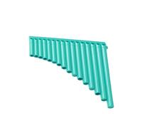 Flauta De Pan Para Principiantes Flauta De Pan En C De 16 Y 18 Tubos Fácil De Aprender Para Principiantes Instrumento Especial Que Se Puede Desmontar(16 blue)