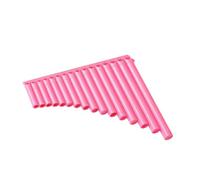 Flauta De Pan Para Principiantes Flauta De Pan En C De 16 Y 18 Tubos Fácil De Aprender Para Principiantes Instrumento Especial Que Se Puede Desmontar(16 pink)