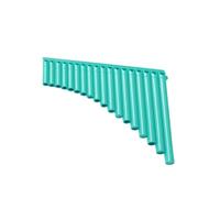 Flauta De Pan Para Principiantes Flauta De Pan En C De 16 Y 18 Tubos Fácil De Aprender Para Principiantes Instrumento Especial Que Se Puede Desmontar(18 blue)