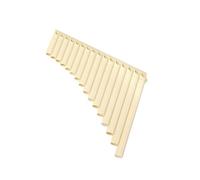 Flauta De Pan Para Principiantes Flauta De Pan En C De 16 Y 18 Tubos Fácil De Aprender Para Principiantes Instrumento Especial Que Se Puede Desmontar(16 beige)