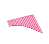 Flauta De Pan Para Principiantes Flauta De Pan En C De 16 Y 18 Tubos Fácil De Aprender Para Principiantes Instrumento Especial Que Se Puede Desmontar(18 pink)