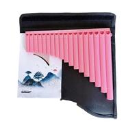 Flauta De Pan Para Principiantes Práctica Docente Profesional Tocando La Flauta De Pan Para Principiantes De 16 A 18 Años Instrumento De Color Para Adultos(18 pink)