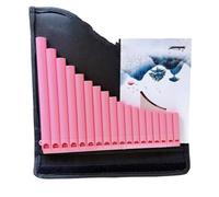 Flauta De Pan Para Principiantes Práctica Docente Profesional Tocando La Flauta De Pan Para Principiantes De 16 A 18 Años Instrumento De Color Para Adultos(16 pink)