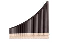 Flauta De Pan Profesional 18 Pipas De Pan Nivel Principiante C Instrumento Viento Alto Rendimiento Grado Profesional Color Blanquecino(18-hole panpipes Beige-brown)