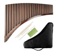 Flauta De Pan Profesional Con Llave C Instrumento Musical Tradicional Chino 25 Tubos Fácil De Aprender (Color : Right Hand-G)