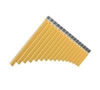 Flauta De Pan Profesional Flauta De Pan 16 Tubos Fácil Aprender Para Principiantes Nivel Introductorio Interpretación Profesional Tecla Folk C(Beige (accessories))