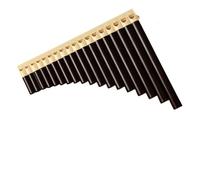Flauta De Pan Profesional Flauta De Pan De 18 Tubos Para Principiantes Nivel Profesional Do Mayor Fácil De Aprender(18 tubes of black)