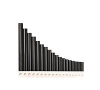 Flauta De Pan Profesional Flauta De Pan De 18 Tubos Un Instrumento De Enseñanza Para Principiantes Sencillo Y Fácil De Aprender(Pan flutes)
