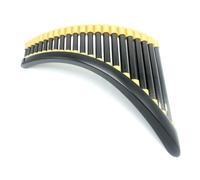 Flauta De Pan Profesional Flauta De Pan Fibra Carbono Pared Delgada Que Ahorra Aire Instrumento Musical Ajustable Con Tecla G 22 Tubos(C)